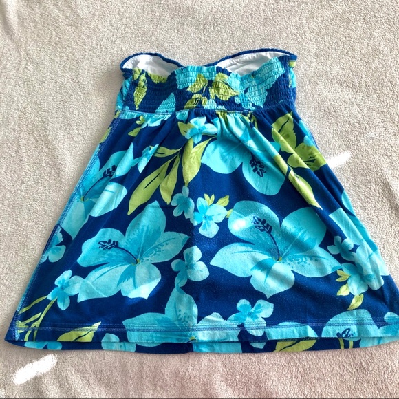 SOLD! Abercrombie & Fitch Strapless Blue Top, S - Picture 2 of 4